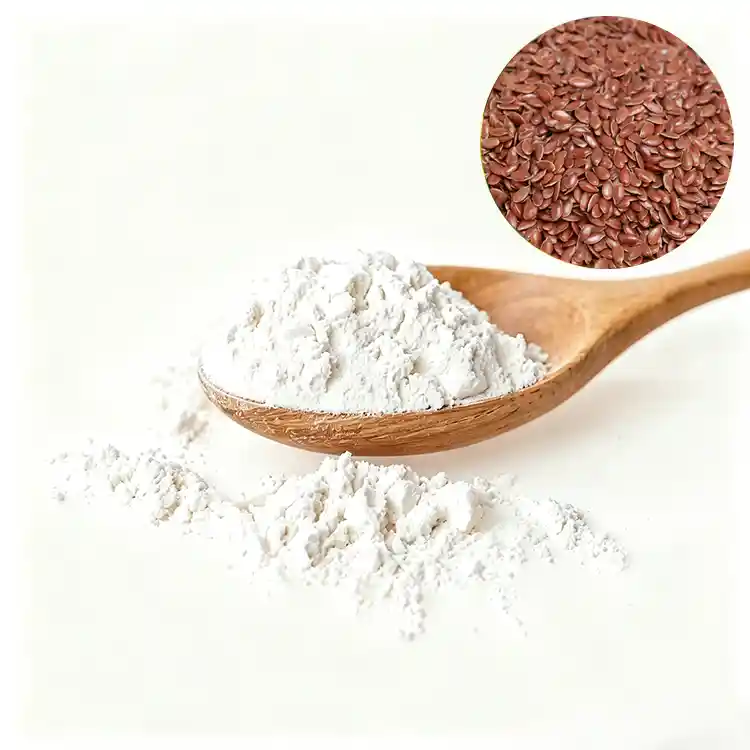 Flaxseed oil microcapsule powder, light yellow soluble flax lipid powder, food raw material